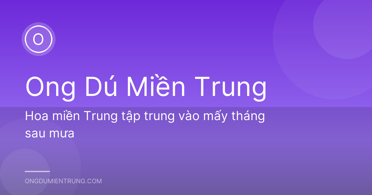 Hoa miền Trung tập trung vào mấy tháng sau mưa