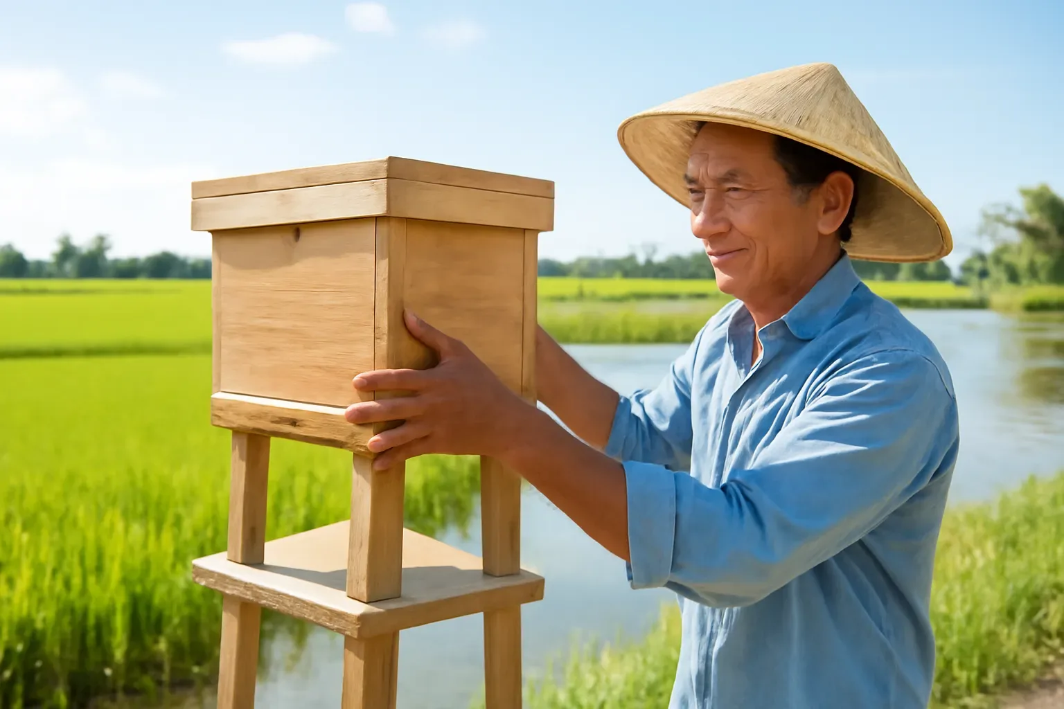 Lũ tiểu mãn miền Trung: nâng tổ ong dú trước tháng 5–6